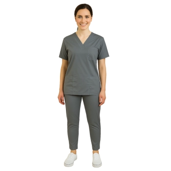 Uniform medyczny CLINIC szary roz. 4XL